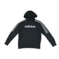 Adidas hoodie 13-14 years black pullover with logo and three stripes