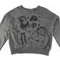H&M sweater 11-12 years grey Olivia Rodrigo printed pullover