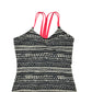 George Swimsuit Age 6 Black and White Graphic Print One Piece Cossie