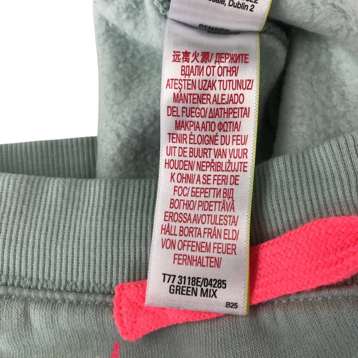 M&S joggers 6-7 years mint green unicorn print elasticated waistband