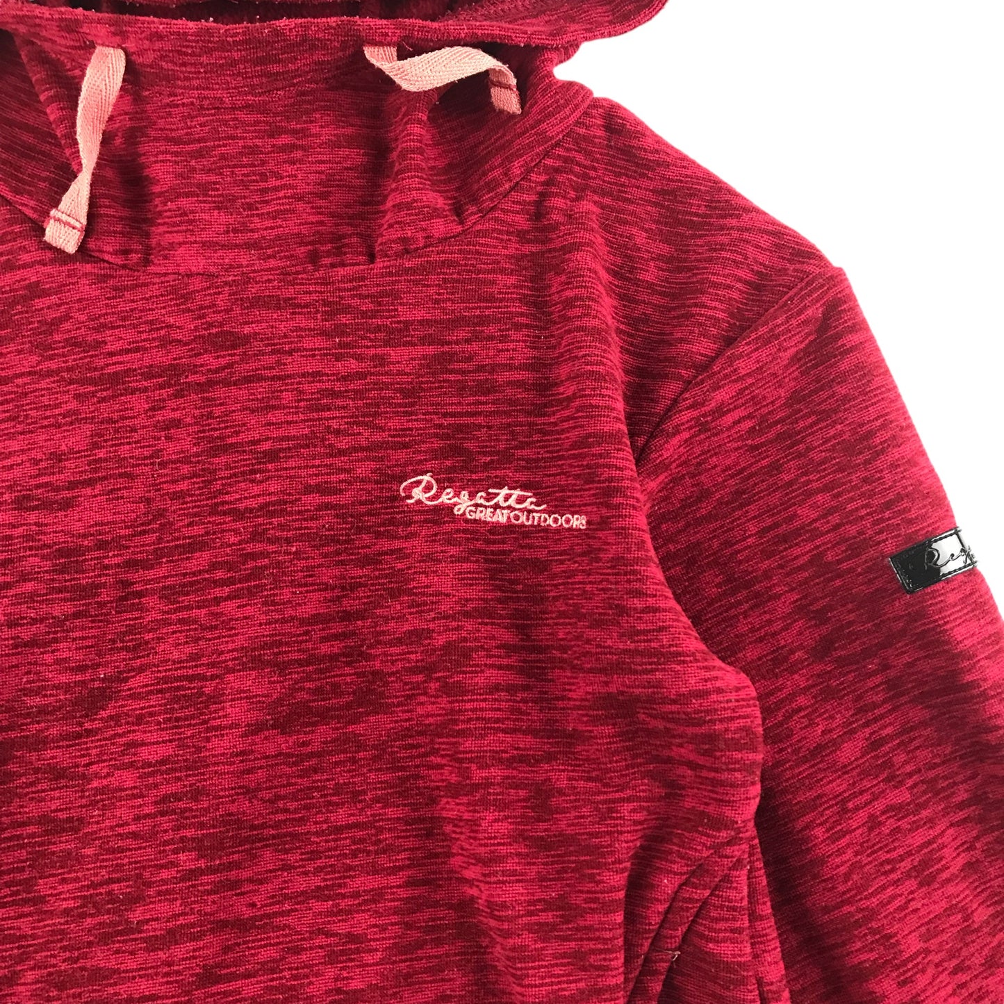 Regatta Fleece Age 7 Burgundy Hoodie