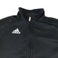 Adidas sweatshirt 9-10 years black full zipper tracksuit top