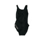 Speedo Swimsuit Age 6 Black Plain Glasgow One Piece Cossie
