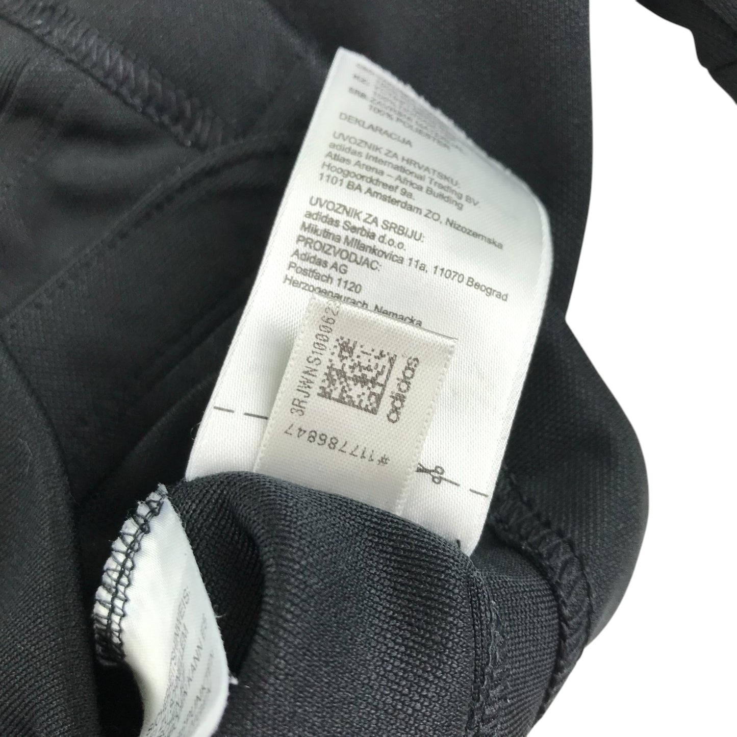 Adidas sweatshirt 9-10 years black full zipper tracksuit top