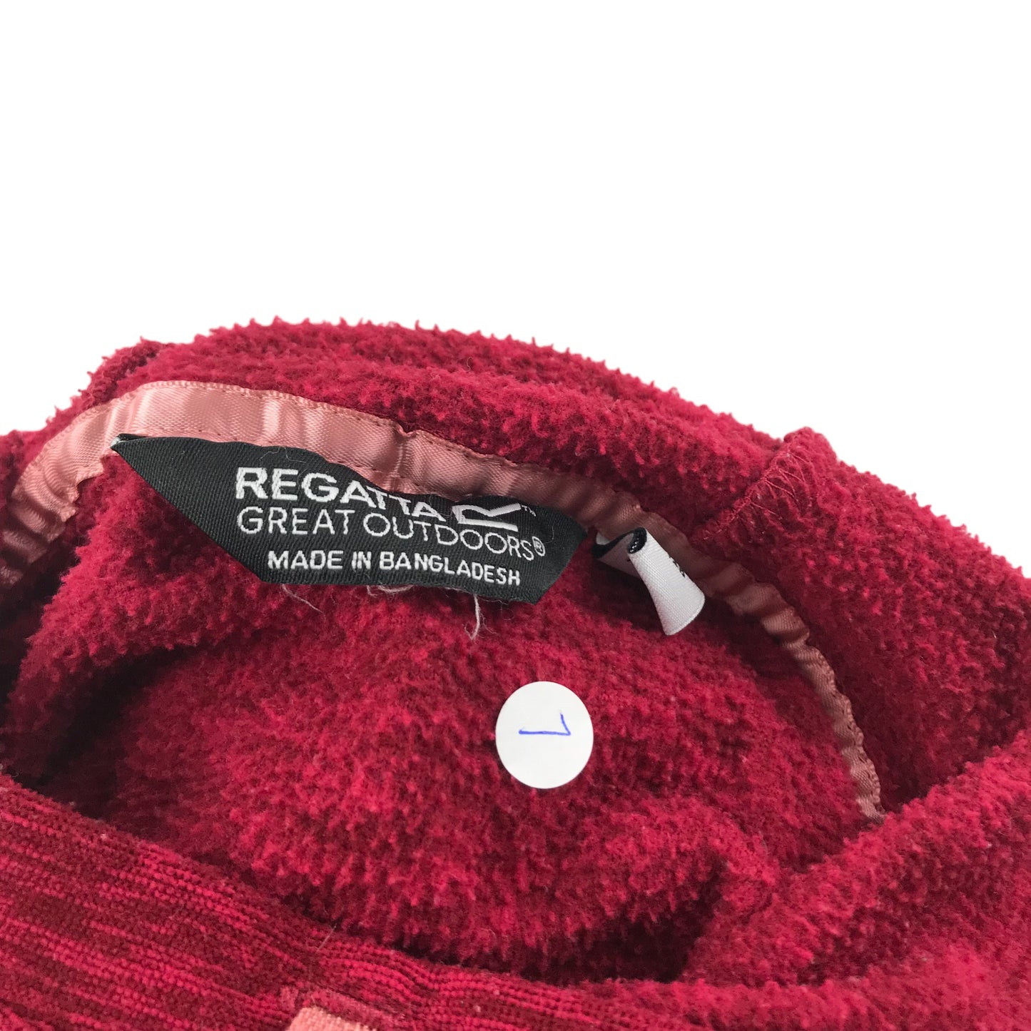 Regatta Fleece Age 7 Burgundy Hoodie