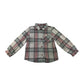 Primark Shirt Age 4 Pink white Checked Long Sleeve Button Up Cotton