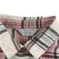 Primark Shirt Age 4 Pink white Checked Long Sleeve Button Up Cotton