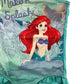 Disney Swimsuit Age 11 Aqua Blue Disney Little Mermaid Ariel One Piece Cossie