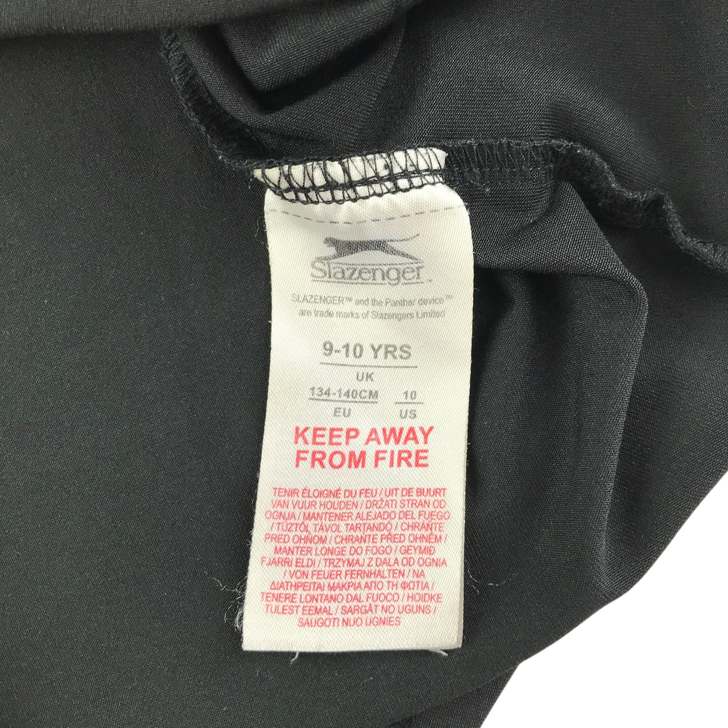 Slazenger sport sweater 9-10 years black long sleeve tracksuit top