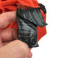 MA.Strum polo shirt men's S orange plain with white logo cotton
