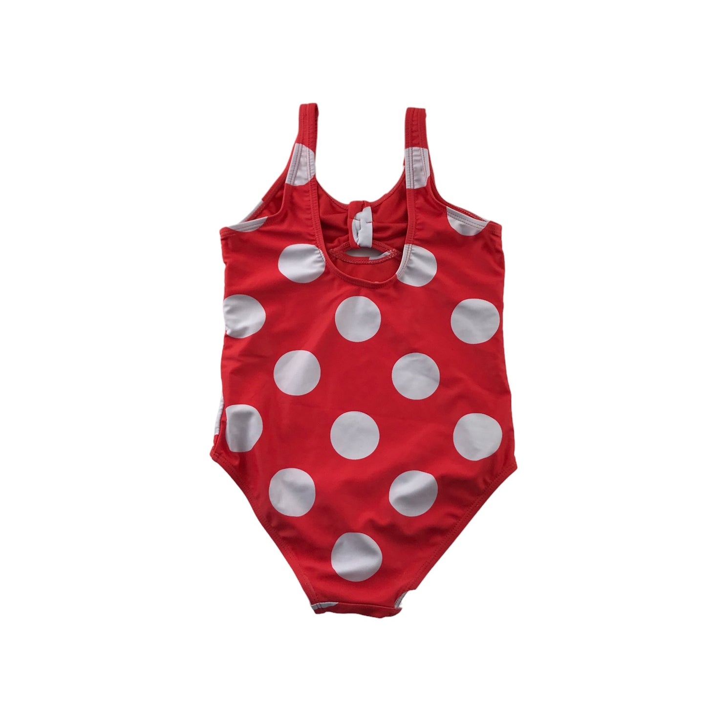Tu Swimsuit Age 8 Red and White Polka Dot One Piece Cossie