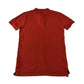 MA.Strum polo shirt men's S orange plain with white logo cotton