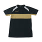 Nike t-shirt 8-9 years black and gold panelled sporty short sleeve