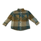 Zara shirt 6-7 years mustard and sage checked flannel cotton
