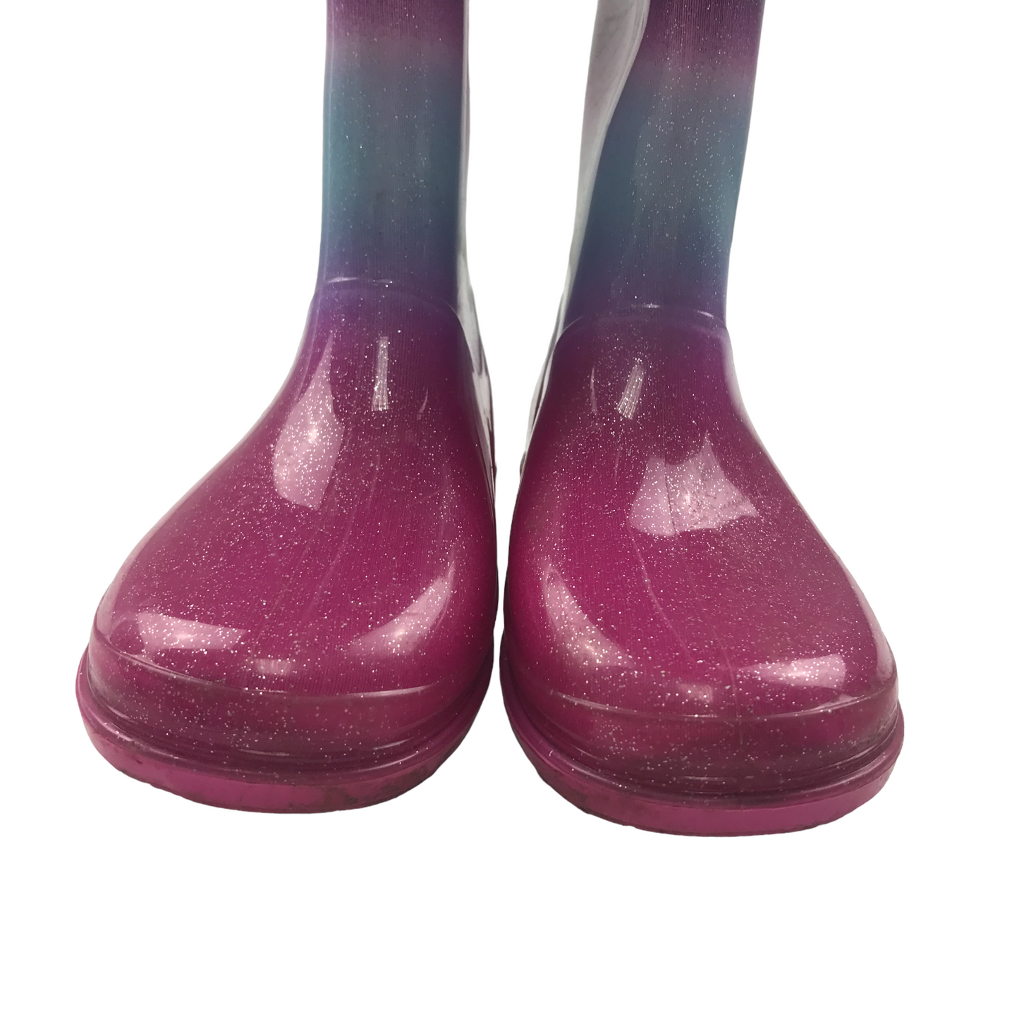 Pink Glittery Unicorn Wellies Shoe Size 13 junior