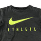 Nike sport top 10-12 years black short sleeve Athlete print Dri-Fit