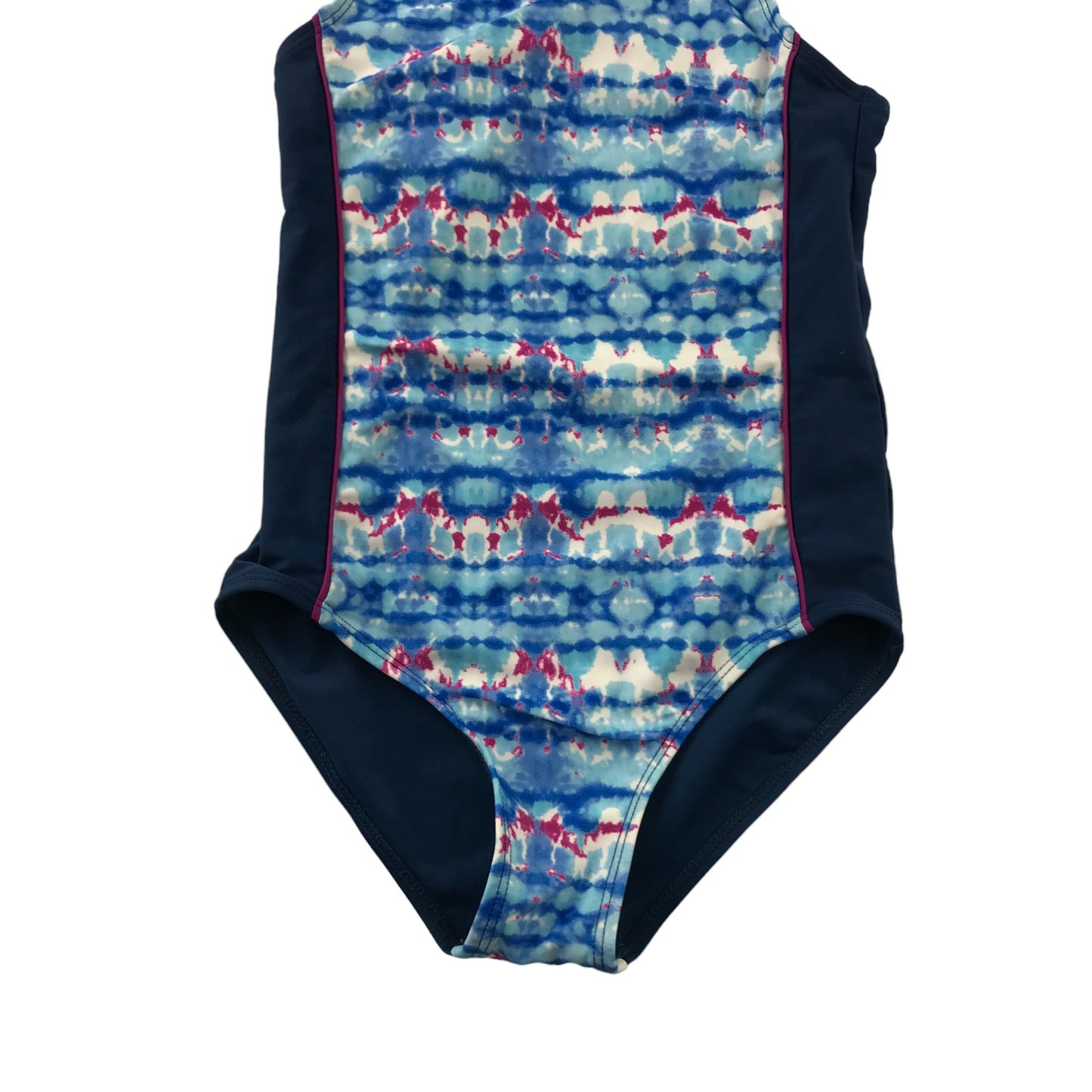 Nutmeg Swimsuit Age 8 Navy and Blue Gradient Graphic Print One Piece Cossie