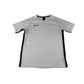 Nike sport top 13-14 years white and black short sleeve panelled design