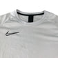 Nike sport top 13-14 years white and black short sleeve panelled design