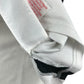 Nike sport top 13-14 years white and black short sleeve panelled design