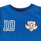 George sport top 6-7 years blue number 10 Italy