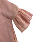 Ted Baker Blouse Age 9 Pink Pleated frill Sleeves and Back