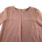 Ted Baker Blouse Age 9 Pink Pleated frill Sleeves and Back
