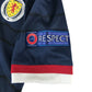 Adidas Scotland Home shirt 2020-22  9-10 years navy blue stripy design short sleeve