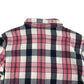 Young Dimensions Shirt Age 10 Navy Pink Checked Pattern Button up Cotton