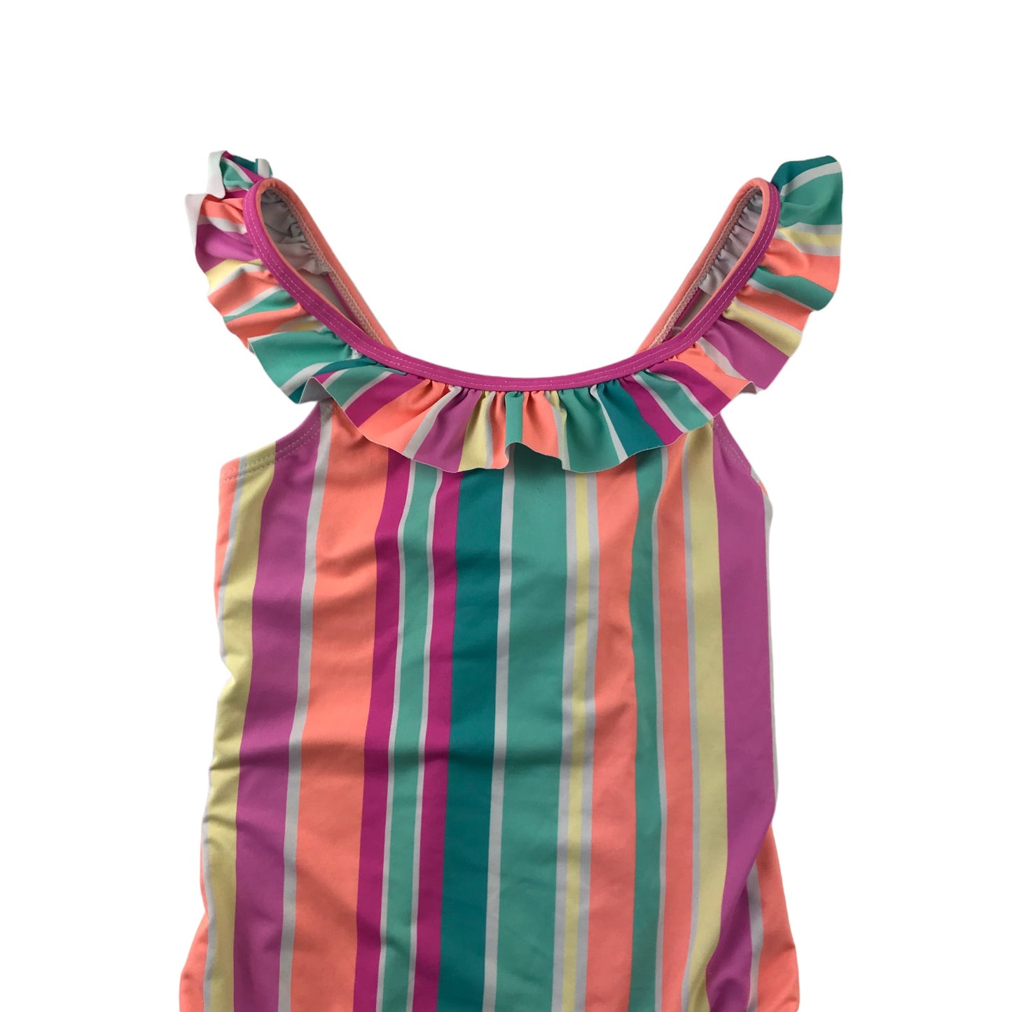 Monsoon Swimsuit Age 9 Multicolour Stripy One Piece Cossie