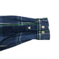 GAP Shirt Age 7 Blue Check Pattern Button Up Cotton