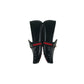 Moccasin style shoes size UK 1 black slip-ons with buckle detail