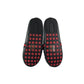 Moccasin style shoes size UK 1 black slip-ons with buckle detail