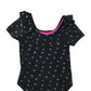 Nutmeg Swimsuit Age 9 Black Silver Seashell One Piece Cossie