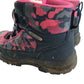 Mountain Warehouse walking boots shoe size UK 1 pink and navy camo detailed ISOdry