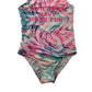 Primark Swimsuit Age 10 Pink and Blue Watercolour Unicorns Have More Fun One Piece Cossie