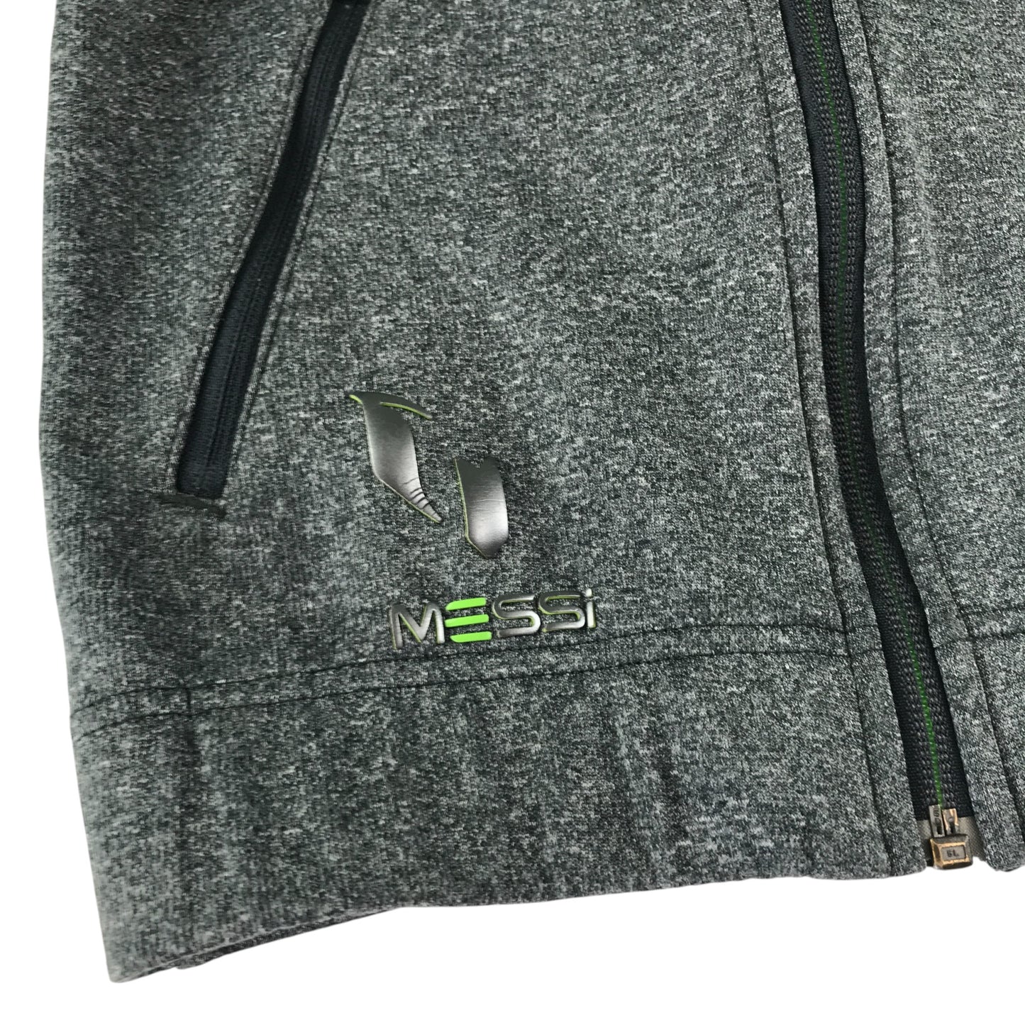 Adidas Messi hoodie 7-8 years grey full zipper sporty sweater