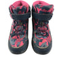 Mountain Warehouse walking boots shoe size UK 1 pink and navy camo detailed ISOdry