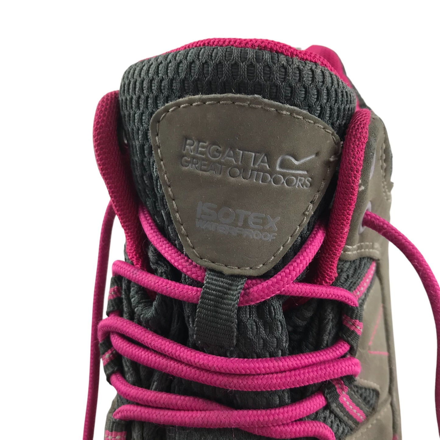 Regatta walking boots shoe size 3 pink and brown isotex waterproof