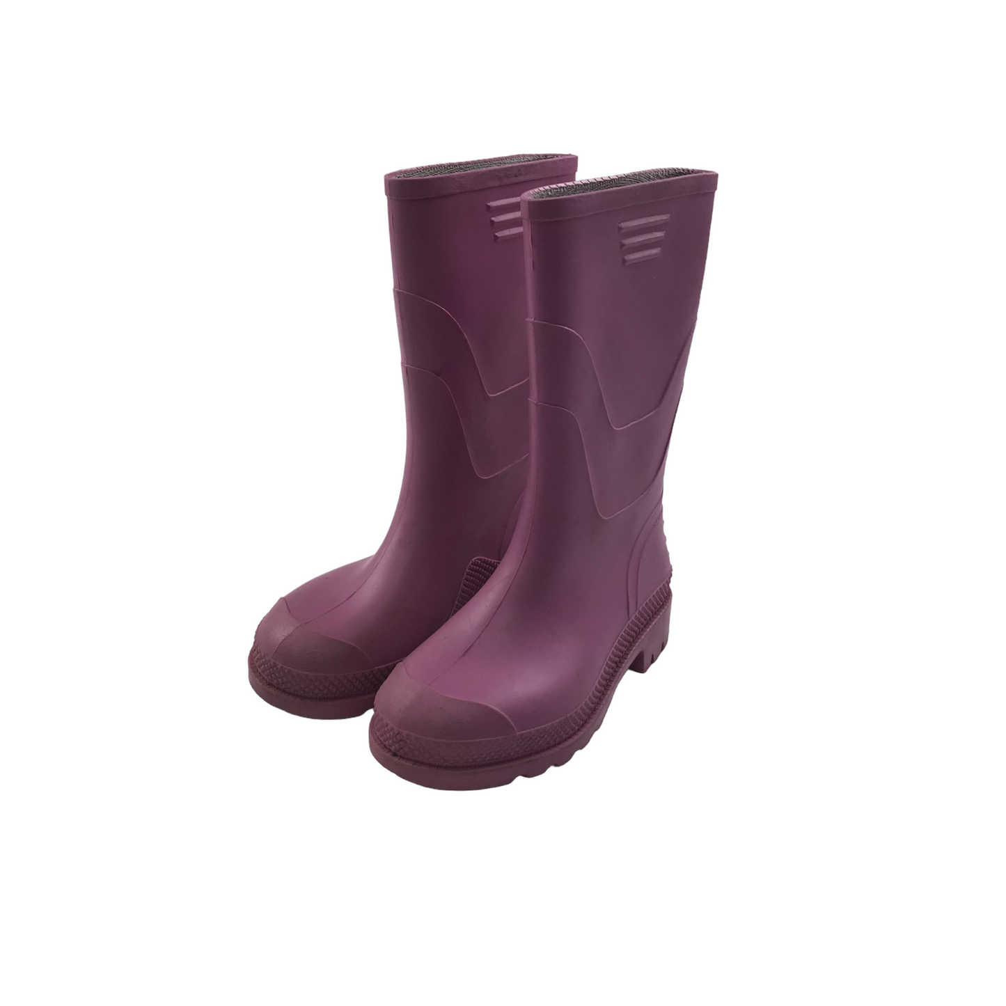 Plain Pink Wellies Shoe Size 13 junior