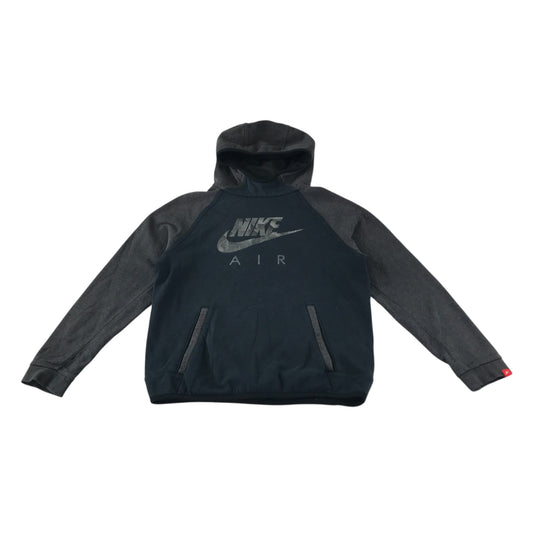 Nike Air hoodie 12-13 years black and grey panelled pullover