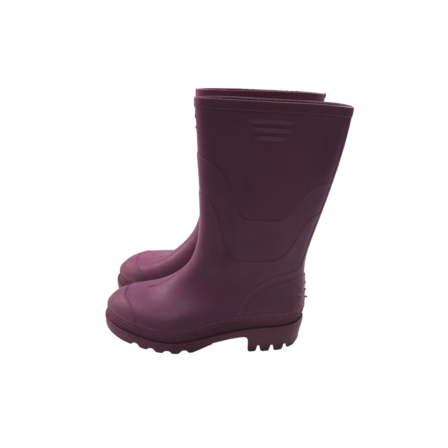 Plain Pink Wellies Shoe Size 13 junior