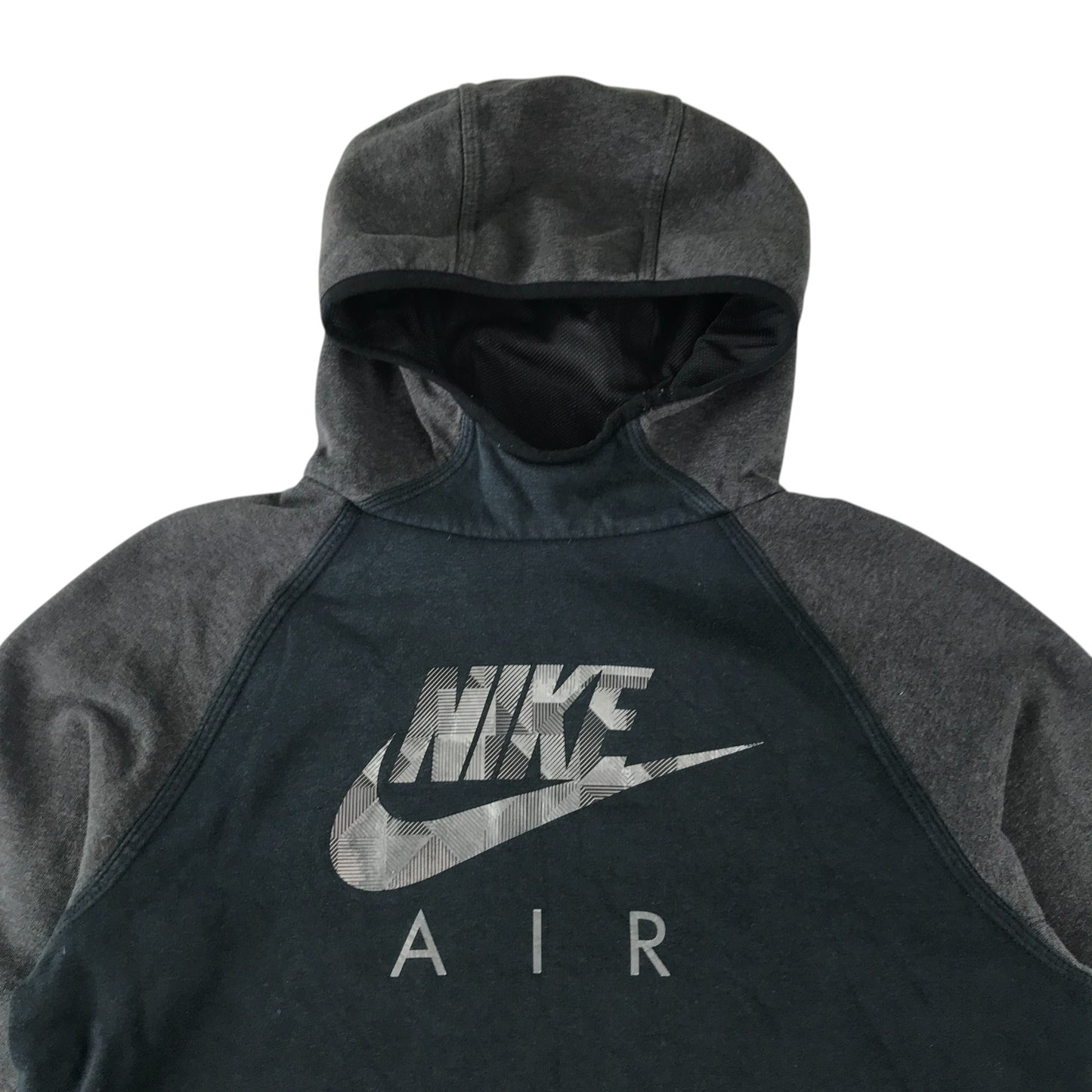 Nike Air hoodie 12-13 years black and grey panelled pullover