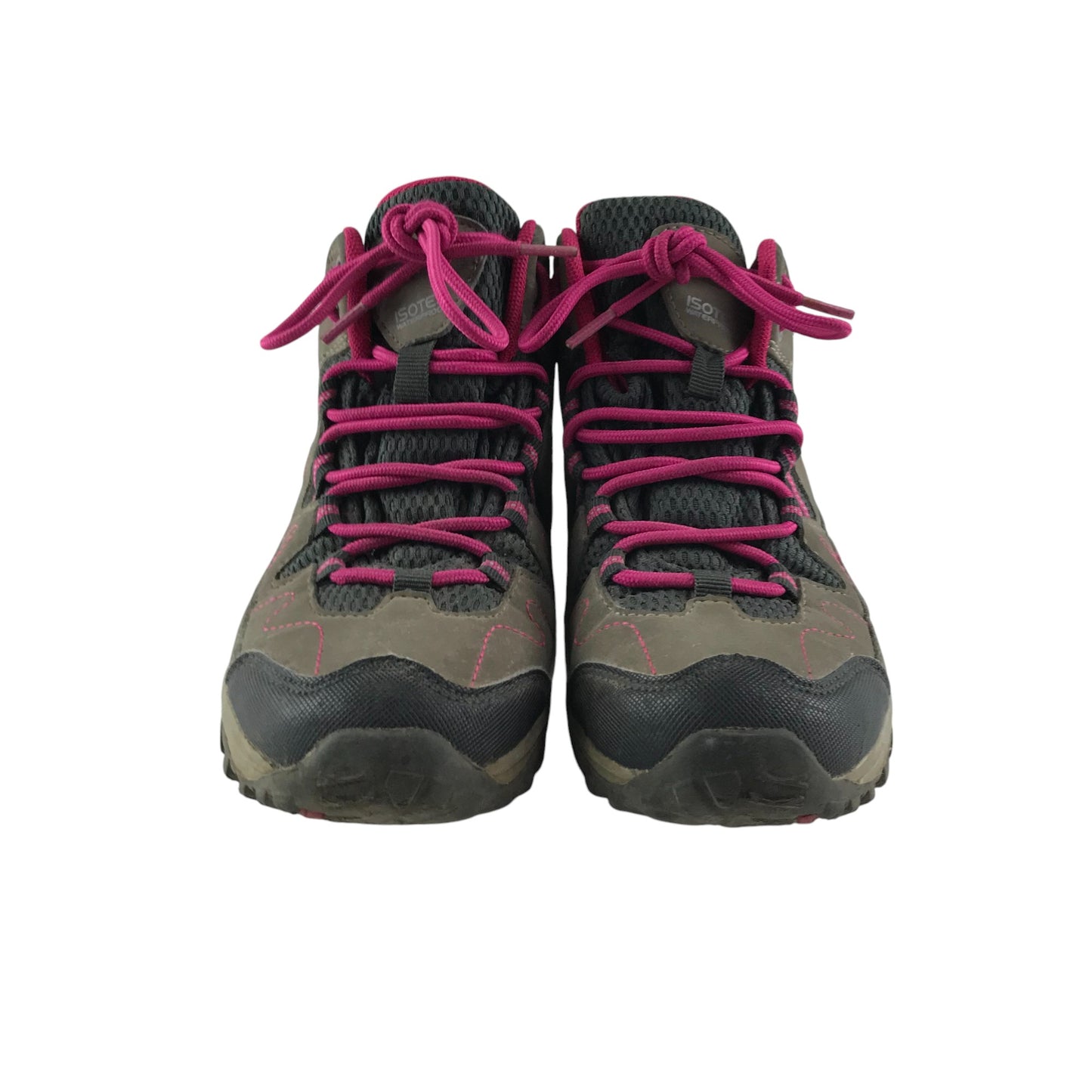 Regatta walking boots shoe size 3 pink and brown isotex waterproof