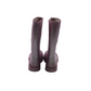 Plain Pink Metallic Shine Wellies Shoe Size 11jr