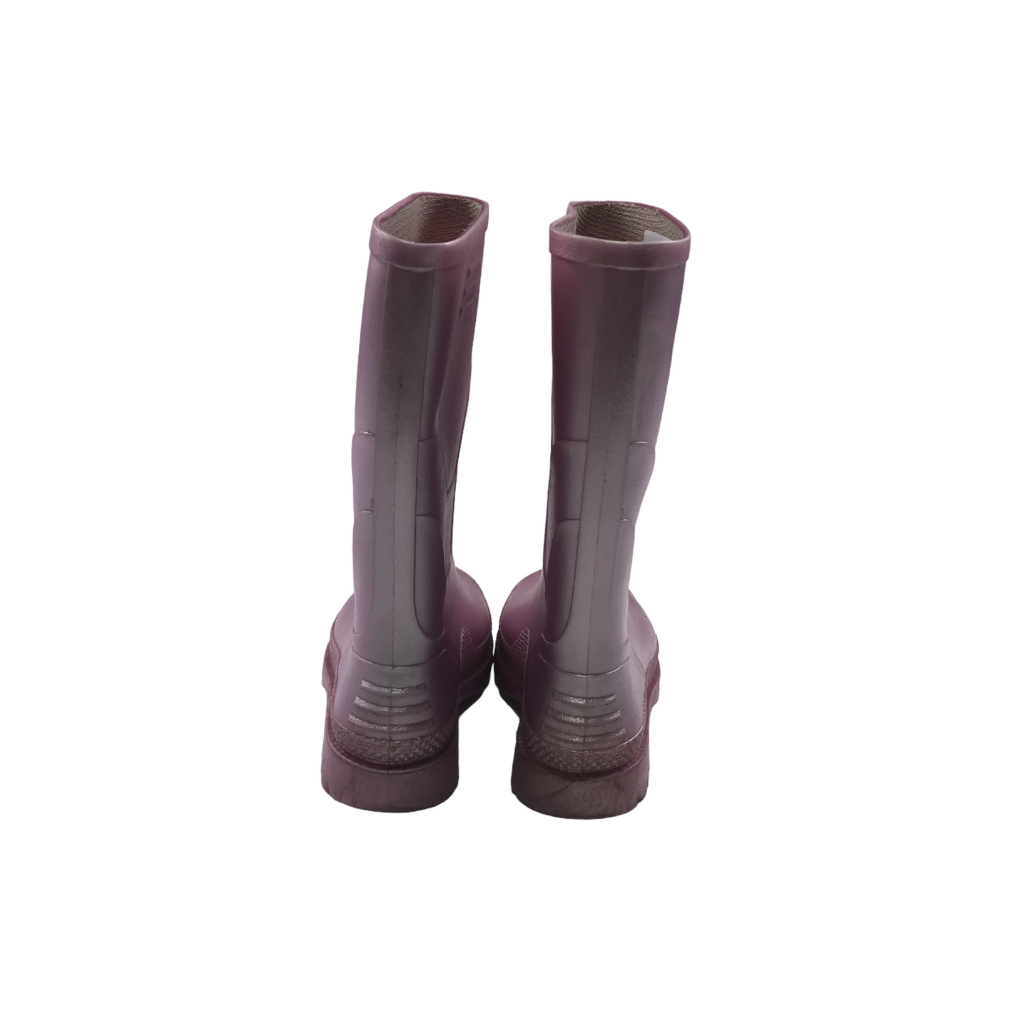 Plain Pink Metallic Shine Wellies Shoe Size 11jr