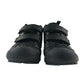 Geox Black Leather School Shoes UK 6 With Hoop and Loop Straps