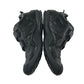 Geox Black Leather School Shoes UK 6 With Hoop and Loop Straps