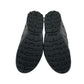 Geox Black Leather School Shoes UK 6 With Hoop and Loop Straps