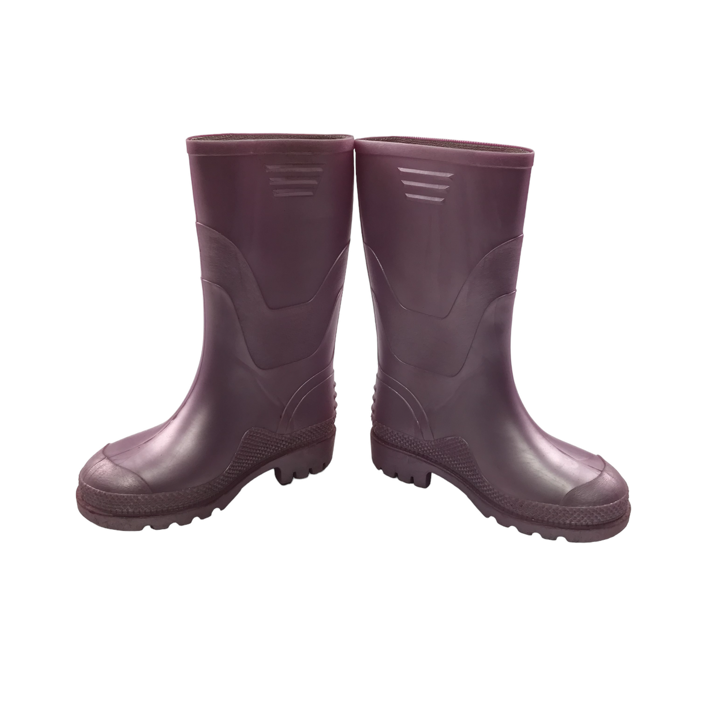 Plain Pink Metallic Shine Wellies Shoe Size 11jr